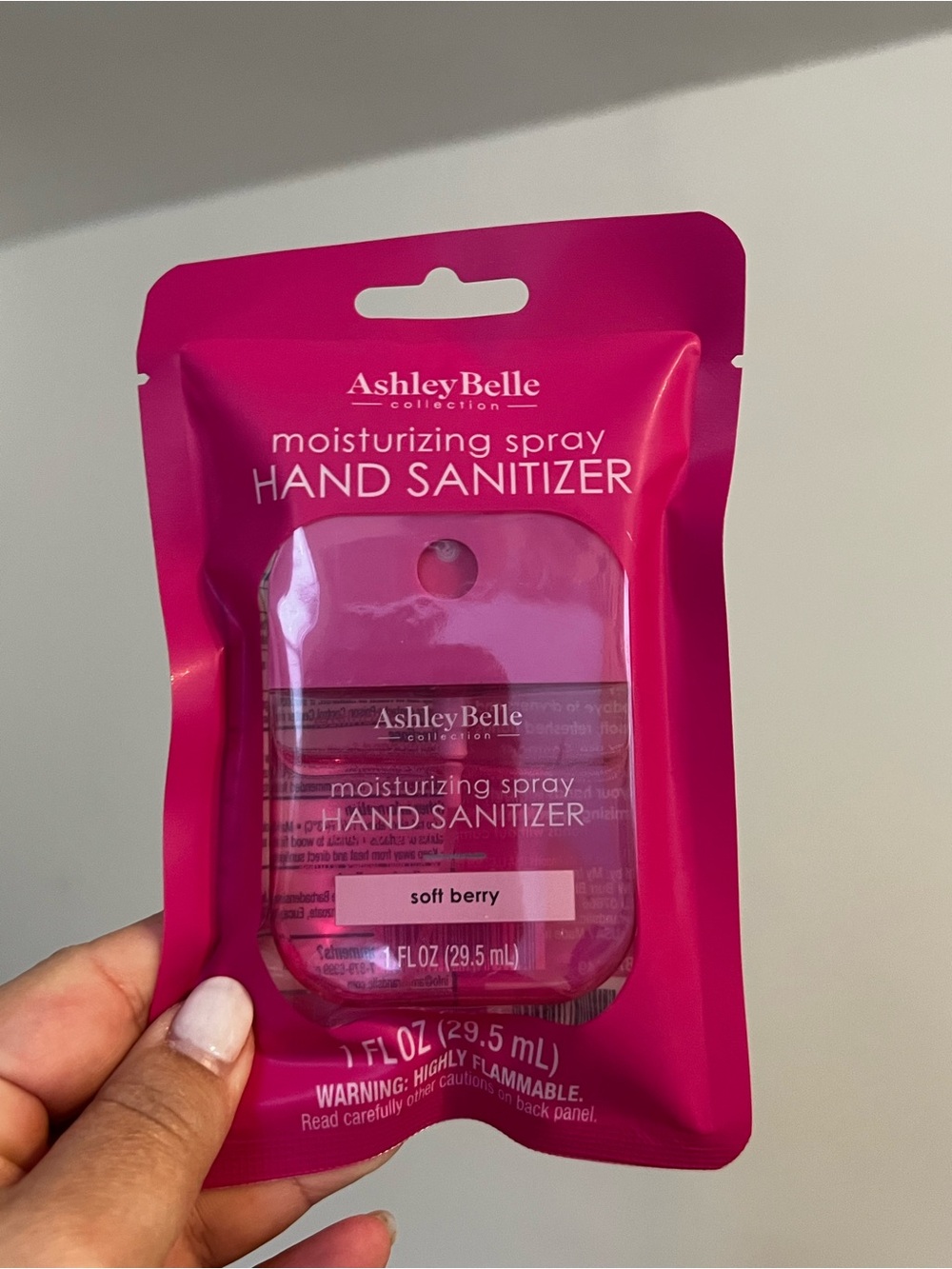 Ashley Belle - Soft Berry Moisturizing Spray Hand Sanitizer